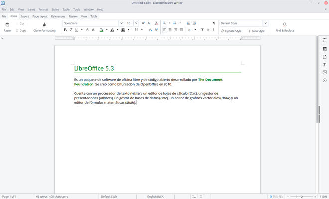 LibreOffice para Linux