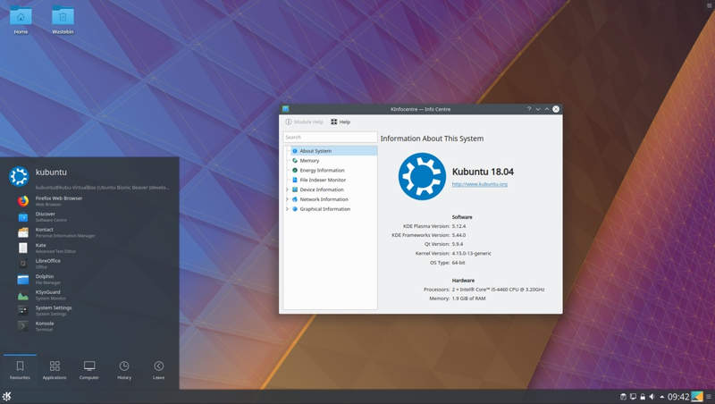 Kubuntu 18.10 solo estará disponible en versión de 64 bits