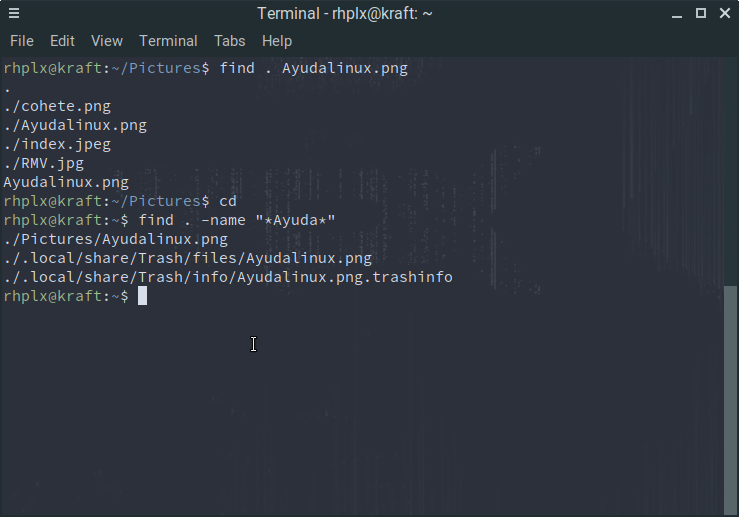 Dos formas de buscar archivos desde la terminal de Linux