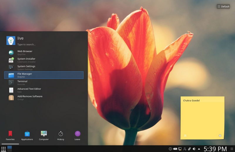 Photo of Chakra GNU/Linux recibe KDE Plasma 5.13 y muchas otras actualizaciones