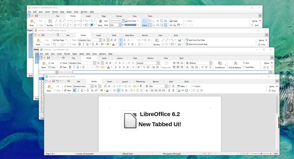 LibreOffice 6.2