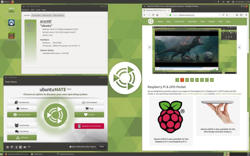 Ubuntu MATE 18.04 para Raspberry Pi